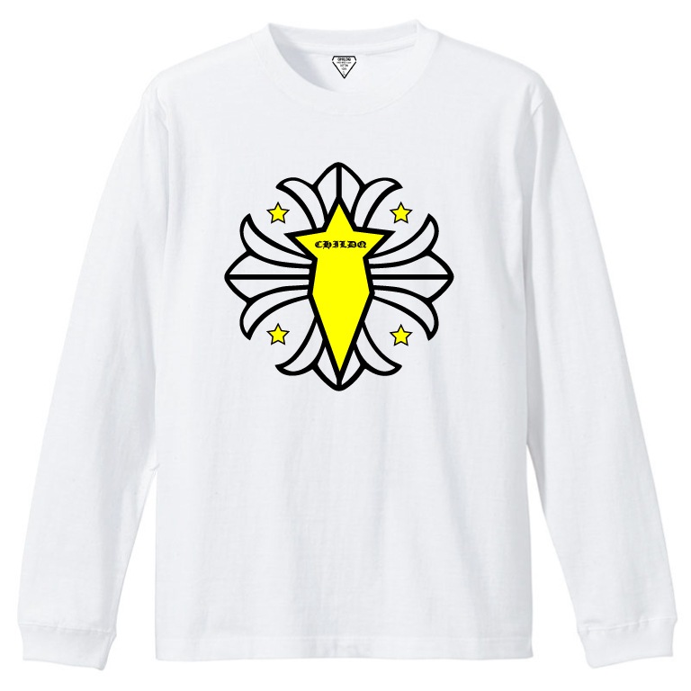 Star emblem T-shirt white