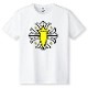 Star emblem T-shirt white