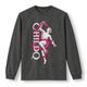 CHILDQ PINK SNAKE STATUE FADE LONG TEE