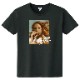 Art smoking T-shirt Black