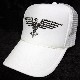 Eagle Swarovski Cap White