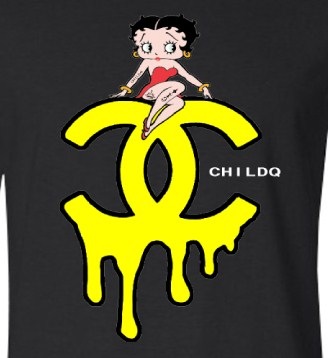 CHILDQ & Betty Long T-shirt Black�ߣ٣ţ̣̣�W
