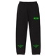 Vivid Green Eagle  pants Black