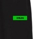 Vivid Green Eagle  pants Black