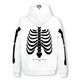 Bone Crystal Hoodie White