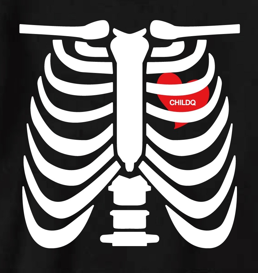 Bone Crystal Hoodie Black