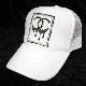 Parody Melting square Swarovski cap White