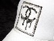 Parody Melting square Swarovski cap White