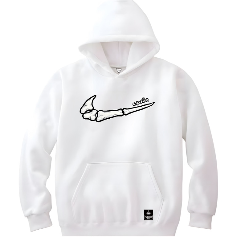 Bone mark Hoodie White