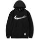 Bone mark Hoodie Black