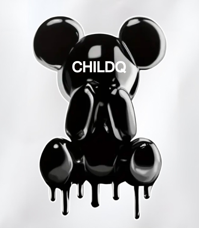 Melting Bear CHILDQ Hoodie White