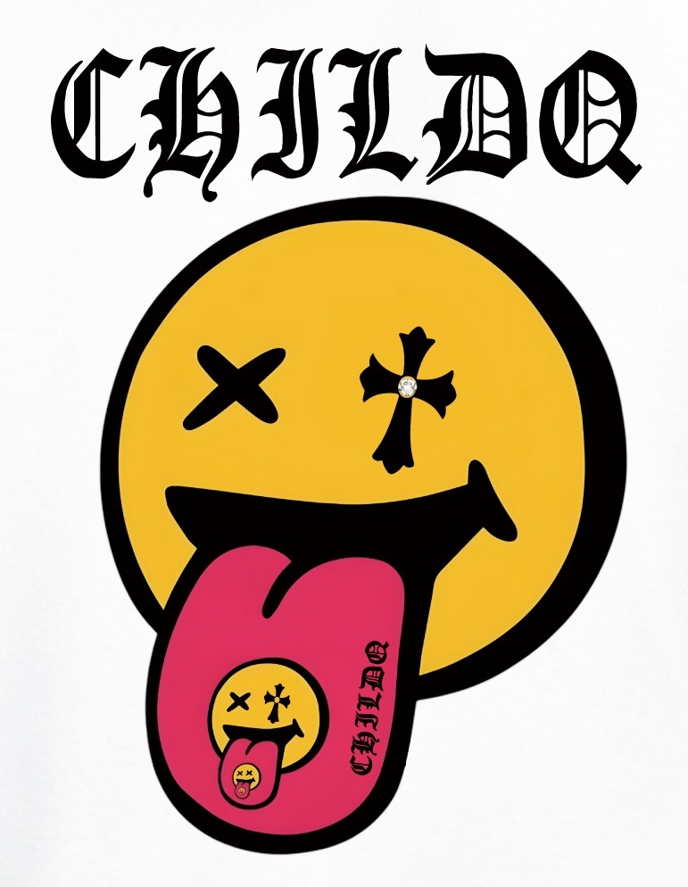 Smiley&Smiley Hoodie White