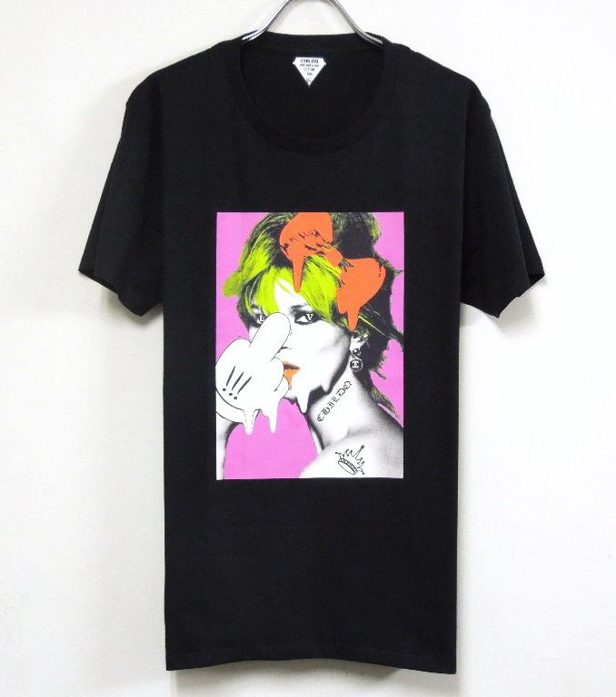 Art work fuck T-shirt Black