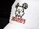 Fuck mouse parody Swarovski cap white