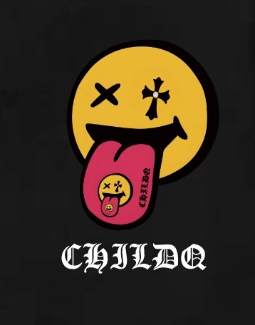 Smiley&Smiley Hoodie Black