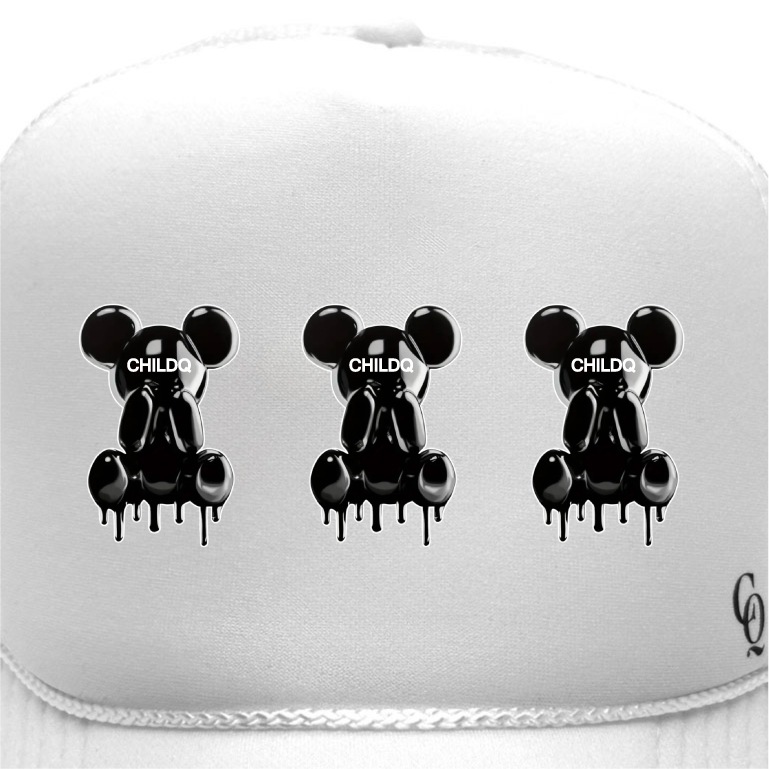 Melting Bear CHILDQ White Cap