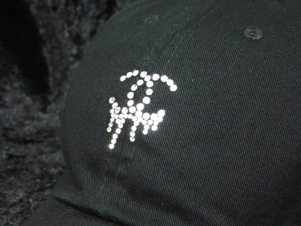Parody Melt  Swarovski Cotton Low Cap Black