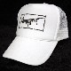 Parody Melt Mark flame Swarovski Cap White