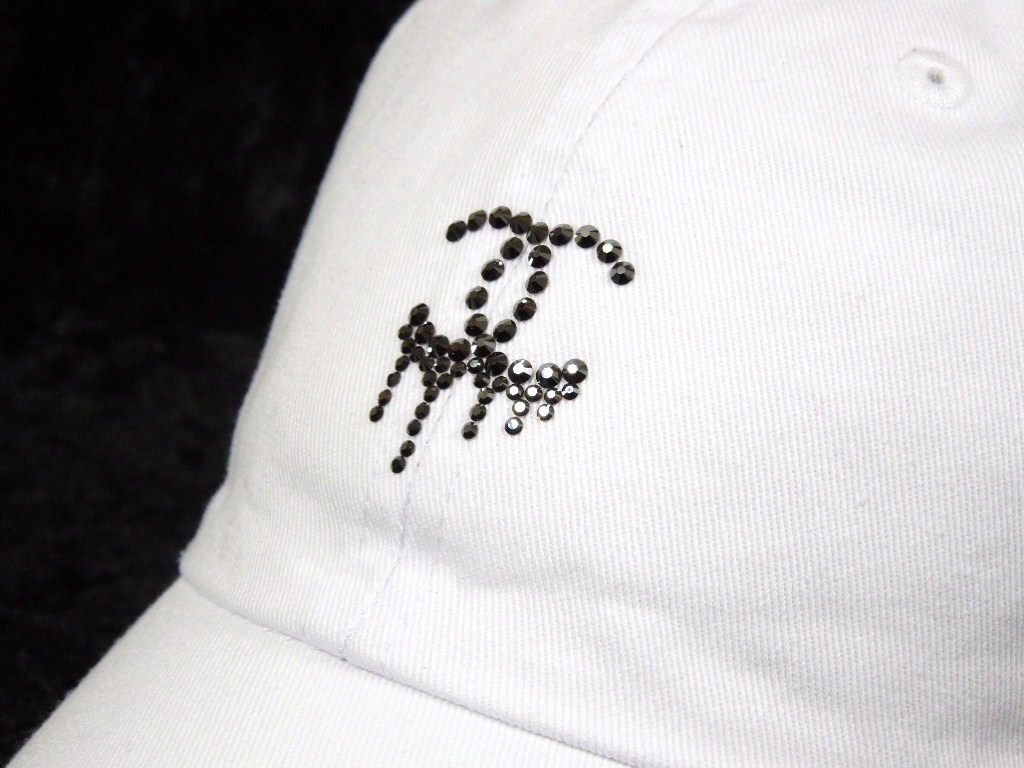 Parody Melt Swarovski Cotton Low Cap White