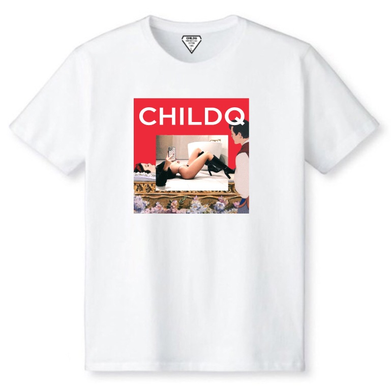 Pop Art Girl N.o5 White T-shirt