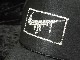 Parody Melt Mark flame Swarovski Cap Black