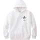 Cross hand Hoodie white