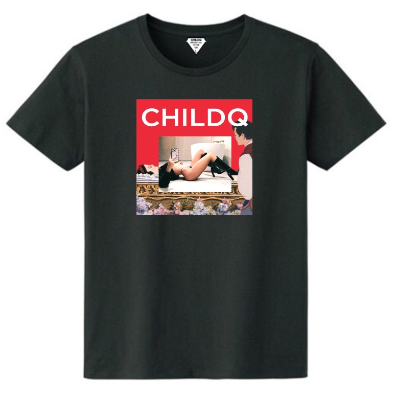 Pop Art Girl N.o5 Black T-shirt
