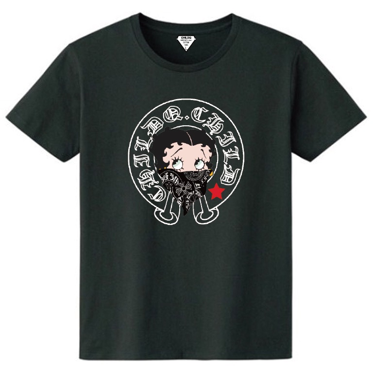 CHILDQ & Betty Gang N.o�� Black T-shirt