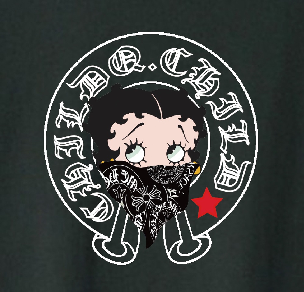 CHILDQ & Betty Gang N.o�� Black T-shirt