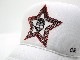 Stars Skull Swarovski Cap White��Red