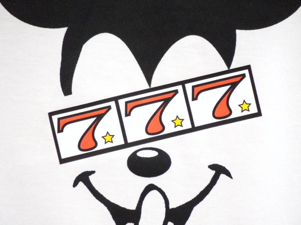 Secret Mouse Three 7 T-shirt White
