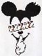 Secret Mouse Three 7 T-shirt White