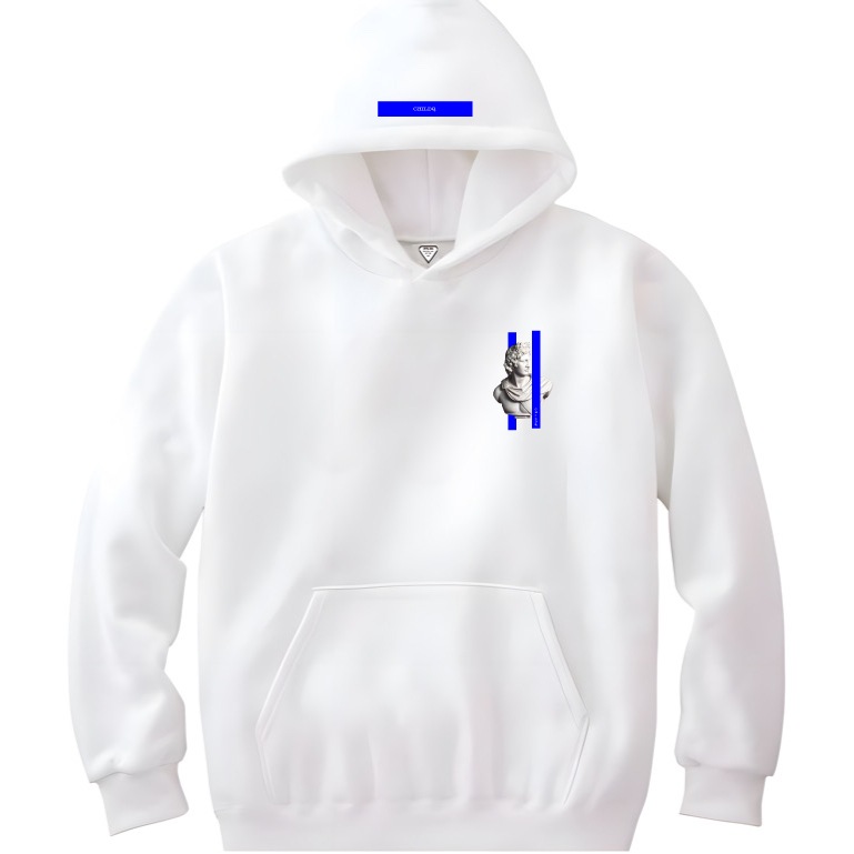 Rome Bronze Blue Line Parka White