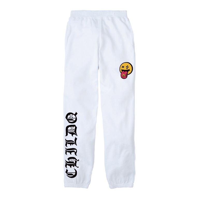 Smiley&Smiley pants white