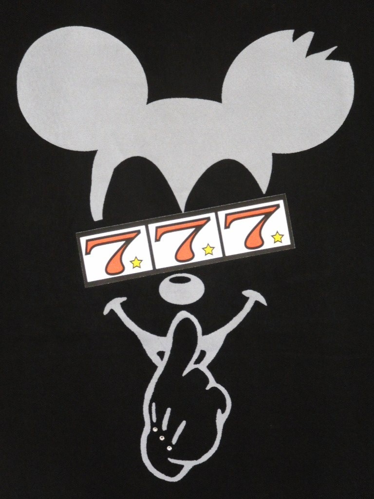 Secret Mouse Three 7 T-shirt Black