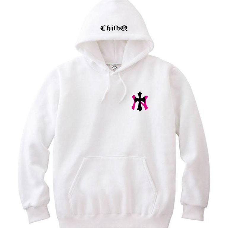 NY cross hoodie white