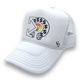 Flower style  Cap White