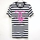 Parody Melting T-shirt border��Pink