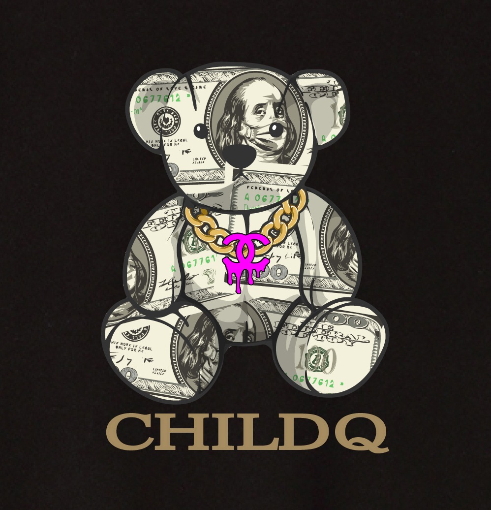 Money bear sweat black