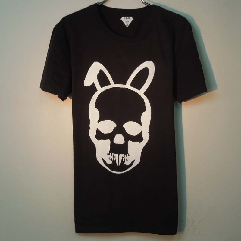 Skull Bunny T-shirt Black