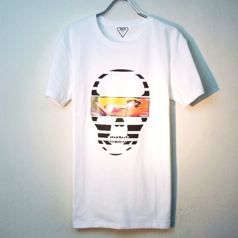 Skull��Maririn   T-shirt��White