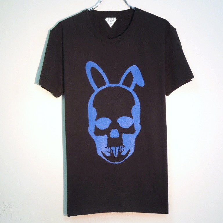 Skull Bunny T-shirt Black��Blue