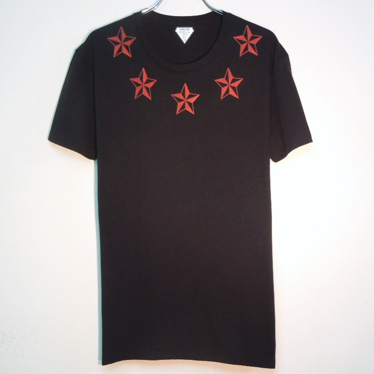 Five Rock Star T-shirt��Black��Red
