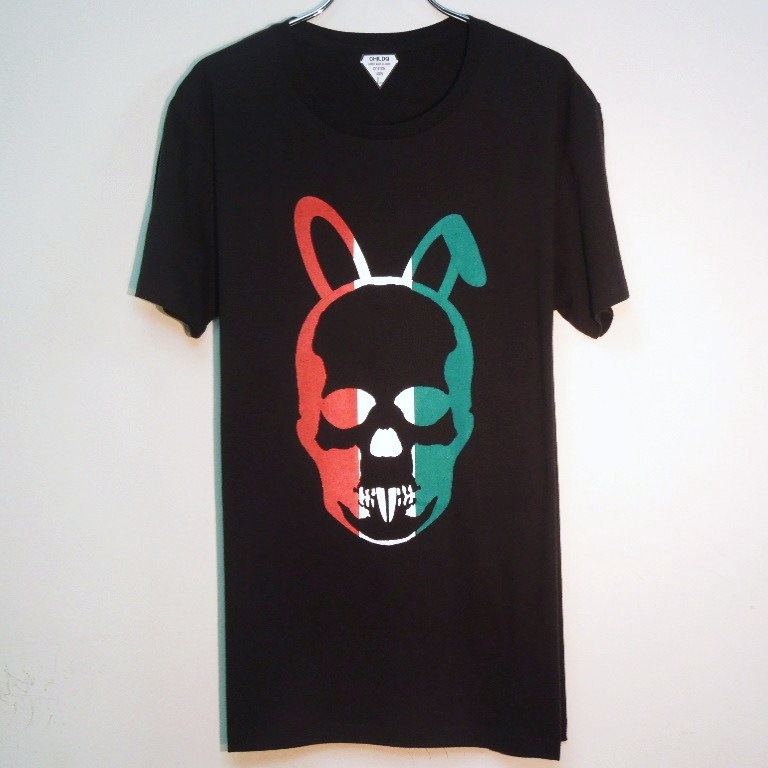 Skull Bunny T-shirt Black��Italy