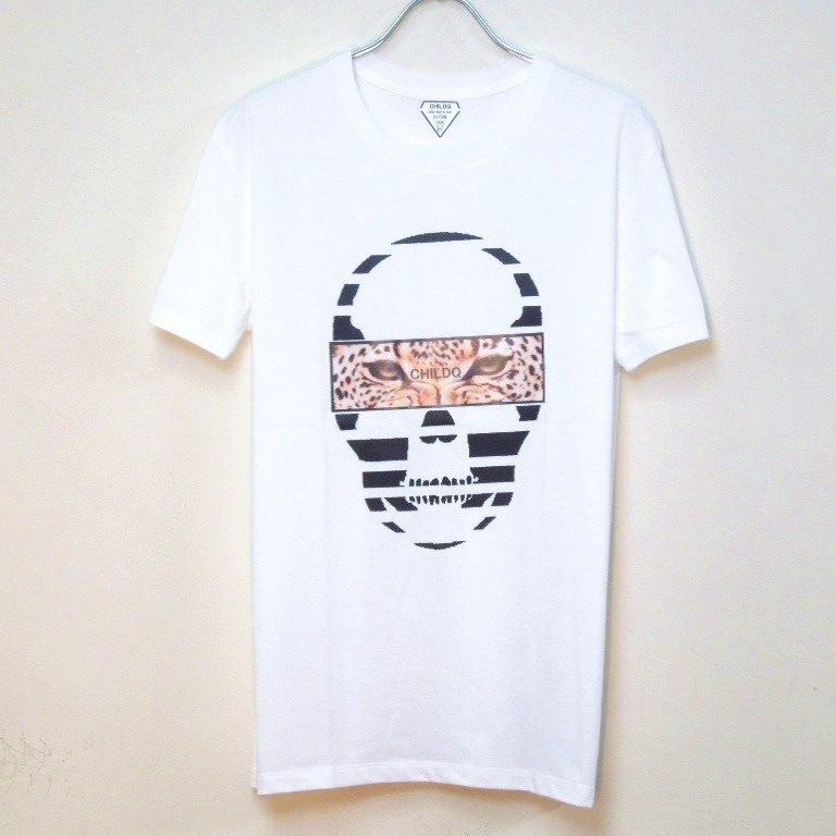 Skull��Panther��T-shirt  white