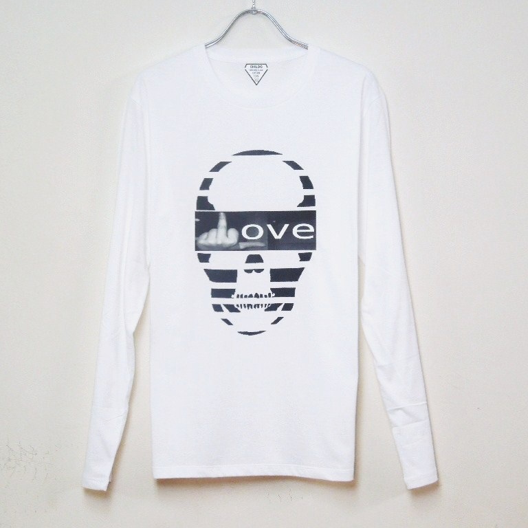 Skull Fuck LOVE��Long T-shirt��White
