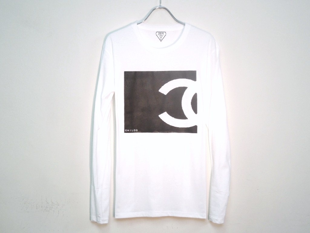 half CQ Long T-shirt white