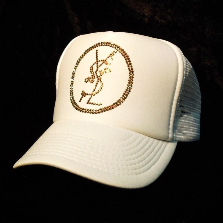 Emblem crash melt Swarovski cap White��Gold