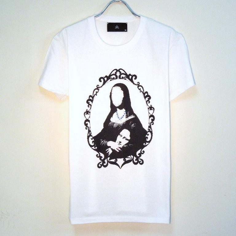 Frame Mona Lisa Swarovski T-shirt White