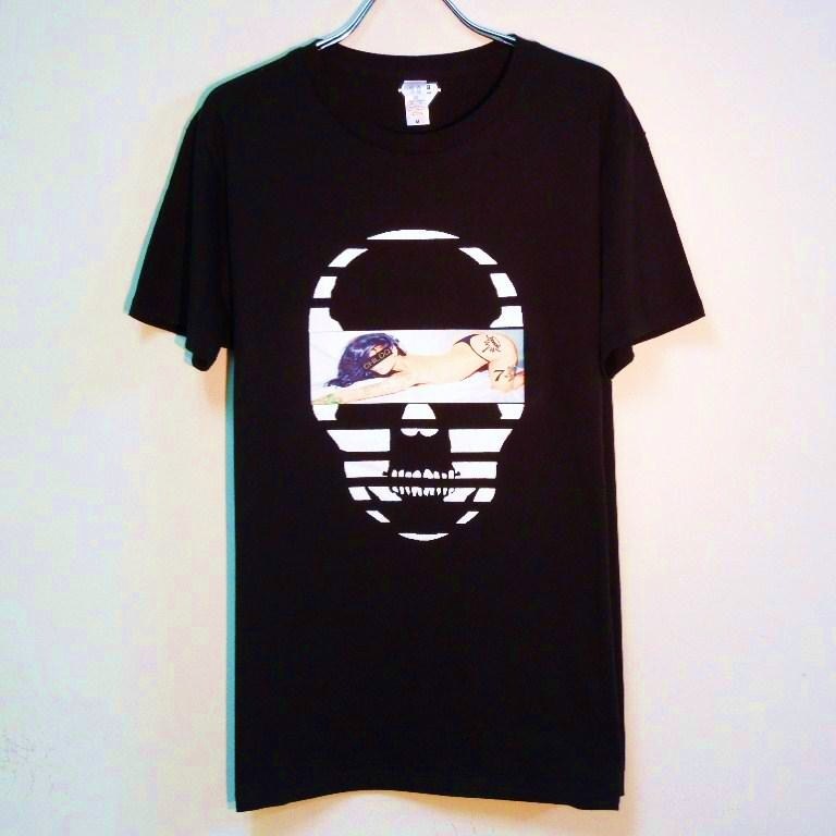 Skull Tattoo Girl NO.�� T-shirt Black